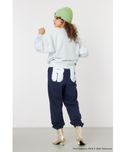 RODEO CROWNS WIDE BOWL（ロデオクラウンズワイドボウル）の「(THE SIMPSONS)Xmasスウェットトップス（スウェット・レディース・ダークグリーン/グレー×ホワイト・MEDIUM/LARGE）」の10枚目の写真