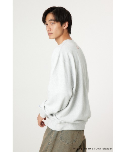 RODEO CROWNS WIDE BOWL（ロデオクラウンズワイドボウル）の「(THE SIMPSONS)Xmasスウェットトップス（スウェット・レディース・ダークグリーン/グレー×ホワイト・MEDIUM/LARGE）」の12枚目の写真