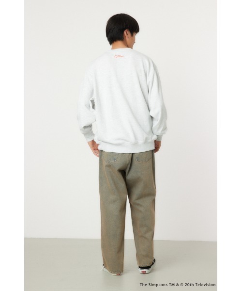 RODEO CROWNS WIDE BOWL（ロデオクラウンズワイドボウル）の「(THE SIMPSONS)Xmasスウェットトップス（スウェット・レディース・ダークグリーン/グレー×ホワイト・MEDIUM/LARGE）」の15枚目の写真