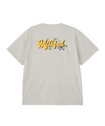 tシャツ Tシャツ ミルクフェド MILKFED FLORAL PATTERN WAFFLE LS TOP レディース カットソー ブランド 春 白 MILKFED. tシャツ Tシャツ ミルクフェド ユニコーン MILKFED