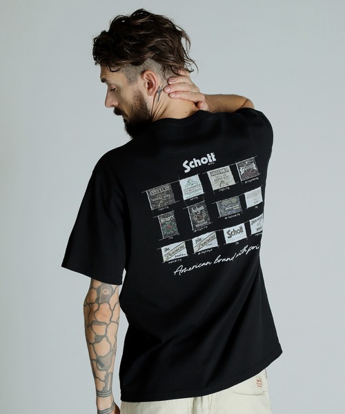 schott（ショット）の「Schott/ショット/T-SHIRT ARCHIVE TAG/アーカイブタグ Tシャツ（Tシャツ/カットソー・メンズ・ホワイト/グレー/ブラック・XL/L/M/2XL）」の10枚目の写真