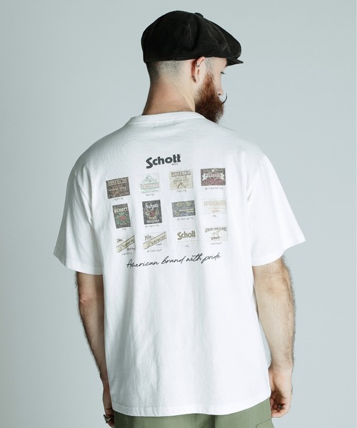 Schott ショット T-SHIRT ARCHIVE TAGアーカイブタグ半袖Tシャツ Schott/ショット/T-SHIRT ARCHIVE TAG/アーカイブタグ Tシャツ