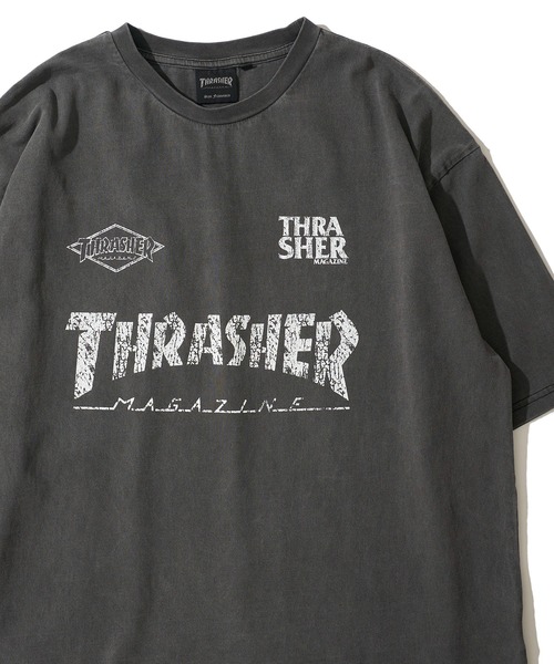 THRASHER(スラッシャー)の「【THRASHER / スラッシャー】ピグメント加工 ゲームロゴクルーネックTシャツ(Tシャツ/カットソー・メンズ・ブラック系4/ブラック系2/ブラック系3/ブラック系1・LARGE/MEDIUM/X-LARGE)」の2枚目の写真