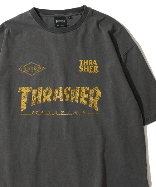 THRASHER(スラッシャー)の「【THRASHER / スラッシャー】ピグメント加工 ゲームロゴクルーネックTシャツ(Tシャツ/カットソー・メンズ・ブラック系4/ブラック系2/ブラック系3/ブラック系1・LARGE/MEDIUM/X-LARGE)」の3枚目の写真