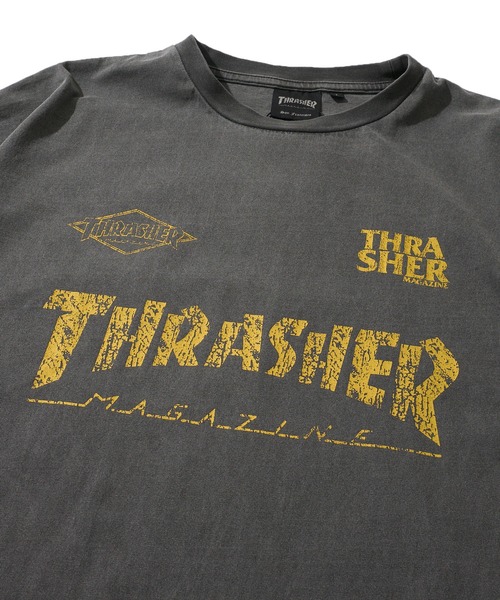 THRASHER(スラッシャー)の「【THRASHER / スラッシャー】ピグメント加工 ゲームロゴクルーネックTシャツ(Tシャツ/カットソー・メンズ・ブラック系4/ブラック系2/ブラック系3/ブラック系1・LARGE/MEDIUM/X-LARGE)」の10枚目の写真