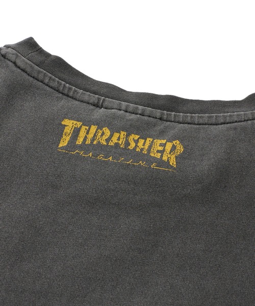 THRASHER(スラッシャー)の「【THRASHER / スラッシャー】ピグメント加工 ゲームロゴクルーネックTシャツ(Tシャツ/カットソー・メンズ・ブラック系4/ブラック系2/ブラック系3/ブラック系1・LARGE/MEDIUM/X-LARGE)」の11枚目の写真
