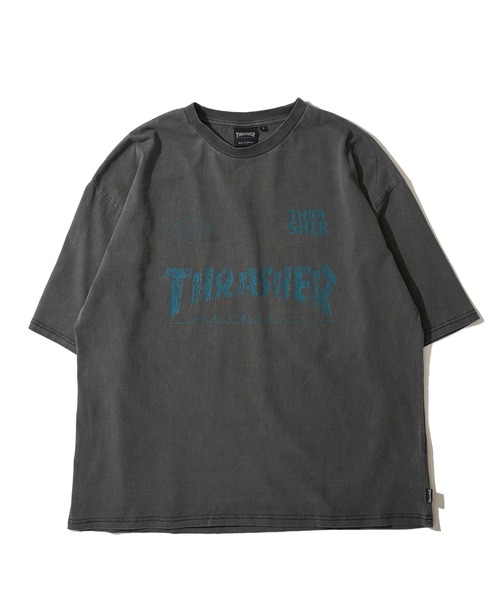 THRASHER(スラッシャー)の「【THRASHER / スラッシャー】ピグメント加工 ゲームロゴクルーネックTシャツ(Tシャツ/カットソー・メンズ・ブラック系4/ブラック系2/ブラック系3/ブラック系1・LARGE/MEDIUM/X-LARGE)」の6枚目の写真