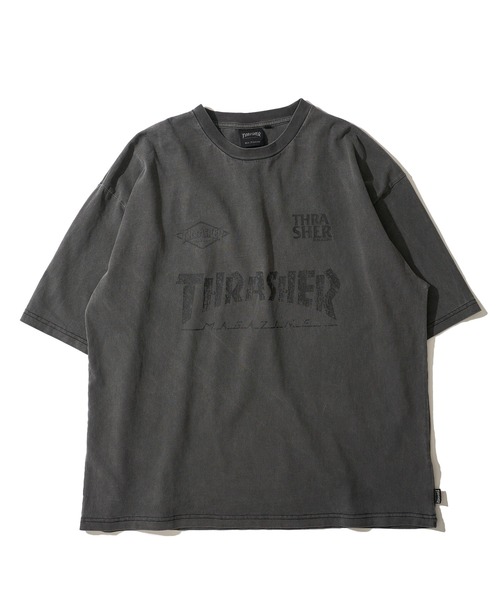 THRASHER(スラッシャー)の「【THRASHER / スラッシャー】ピグメント加工 ゲームロゴクルーネックTシャツ(Tシャツ/カットソー・メンズ・ブラック系4/ブラック系2/ブラック系3/ブラック系1・LARGE/MEDIUM/X-LARGE)」の8枚目の写真