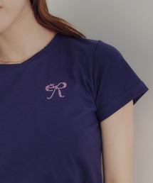 ECREL（エクレール）の「ラインストーンロゴTシャツ（Tシャツ/カットソー）」