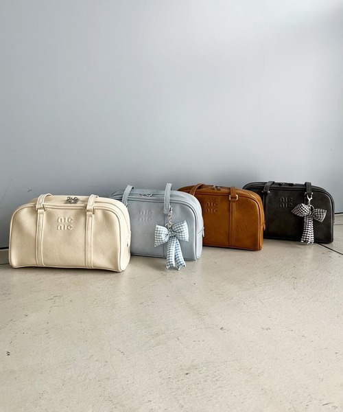 one after another NICE CLAUP（ワンアフターアナザーナイスクラップ）の「パディングリボンチャーム（チャーム・レディース・サックスブルー系/ホワイト/ブラック系・FREE）」の11枚目の写真