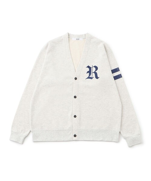 j.n.r.d(ジェー・エヌ・アール・ディー)の「レタードカーディガン(カーディガン/ボレロ・メンズ・ネイビー/グレー・L/LL/M)」の2枚目の写真