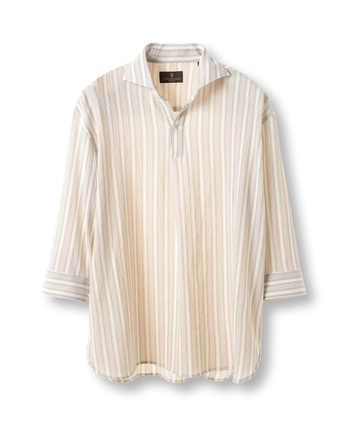 ®️oddy‪✩⃛ 　　ベージュ織ストライプ　４８枚 LCWAIKIKI Classic Striped Women's Blazer Jacket -S5JU31Z8
