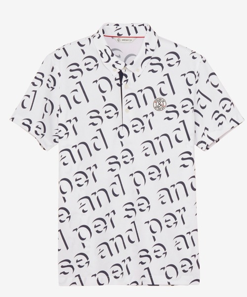 セール】スイングドライエアリードットボタンダウン半袖シャツ（メンズ