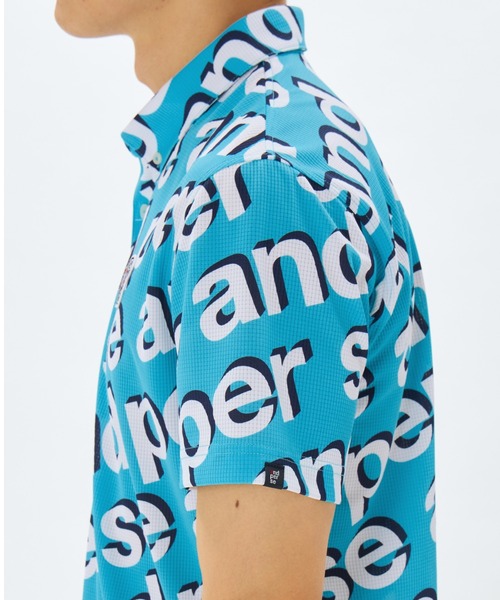 セール】スイングドライエアリードットボタンダウン半袖シャツ（メンズ