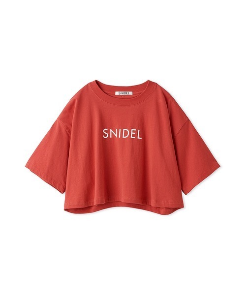 SNIDEL（スナイデル）の「SNIDELロゴTシャツ（Tシャツ/カットソー・レディース・ホワイト/レッド/ピンク/グレー・FREE）」の16枚目の写真