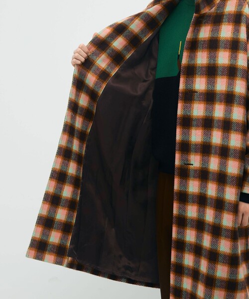 CABAN チェックスタンドカラーコート tomorrow land キャバン ウールギャバジン ガンクラブチェックスタンドカラーコート（その他