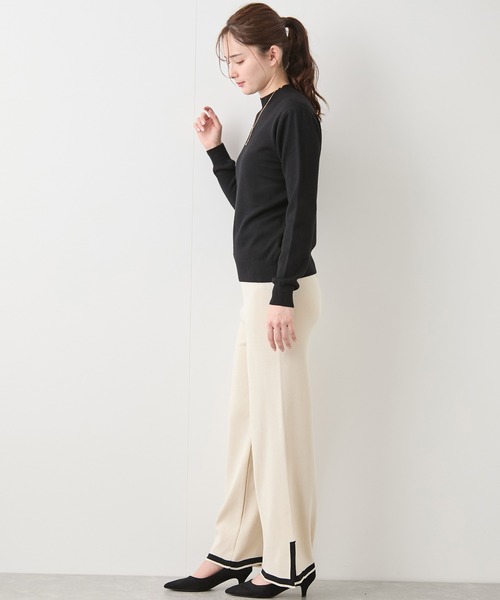 Jayro（ジャイロ）の「ふわもちハイネックニットプルオーバー（Tシャツ/カットソー・レディース・ブラック/グレー/ブルー/ベージュ/オレンジ・FREE）」の10枚目の写真