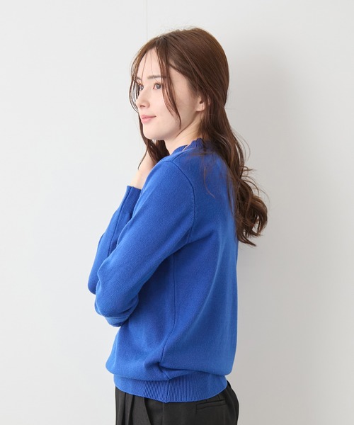 Jayro（ジャイロ）の「ふわもちハイネックニットプルオーバー（Tシャツ/カットソー・レディース・ブラック/グレー/ブルー/ベージュ/オレンジ・FREE）」の14枚目の写真