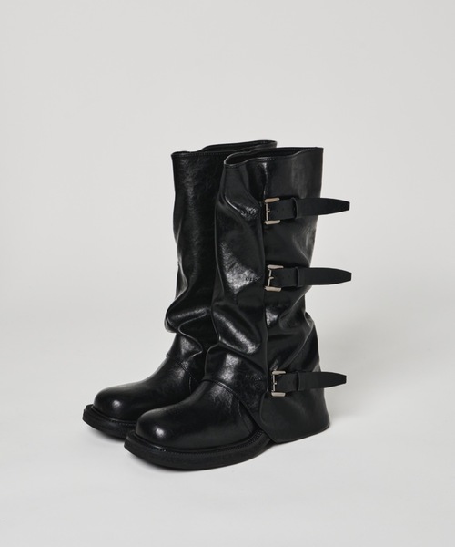 DTYYPE（ドタイプ）の「バックルカバーロングブーツ（ブーツ）」 - WEAR