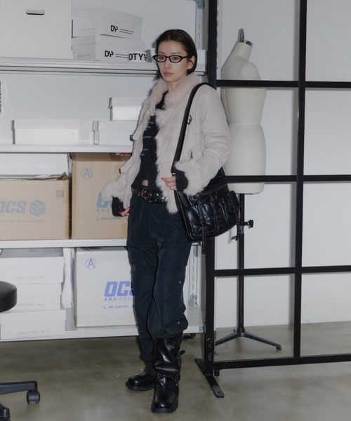 DTYYPE バックルカバーロングブーツ DTYYPE（ドタイプ） ブーツ バックルカバーロングブーツ レディース