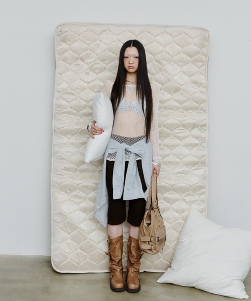 DTYYPE（ドタイプ）の「バックルカバーロングブーツ（ブーツ・レディース・ブラック/ブラウン/キャメル・X-LARGE/LARGE/MEDIUM/SMALL）」の21枚目の写真