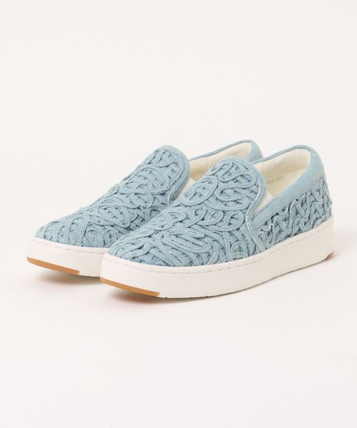 tsumori chisato WALK(ツモリチサトウォーク)の「ステッチスリッポンスニーカー(スニーカー・レディース・ホワイト/ブルー/ピンク/マルチ・22.5cm/23.5cm/24.5cm/23.0cm/24.0cm/22.0cm)」の2枚目の写真