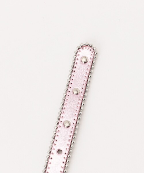 FREAK'S STORE(フリークスストア)の「Casselini/キャセリーニ メタリックスタッズベルト(ベルト・レディース・ゴールド/ブラック/ピンク・ONE SIZE)」の5枚目の写真