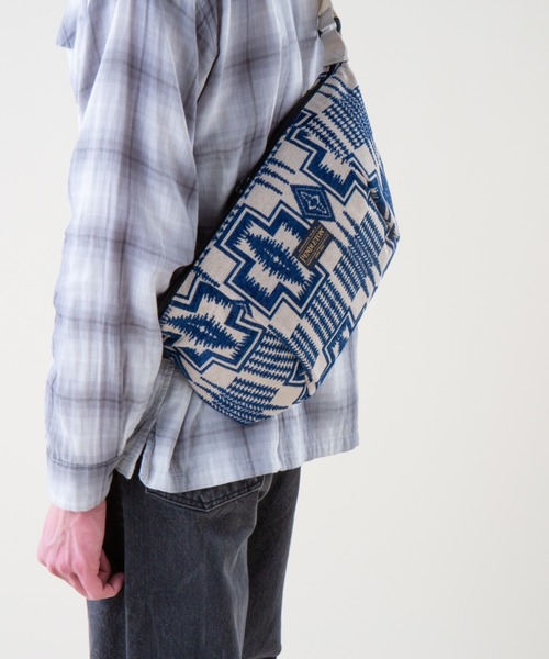 PENDLETON（ペンドルトン）の「ゴブランウェストバッグ（ボディバッグ/ウエストポーチ・メンズ・ブラック系その他2/ホワイト系その他2・FREE）」の3枚目の写真