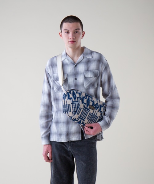 PENDLETON（ペンドルトン）の「ゴブランウェストバッグ（ボディバッグ/ウエストポーチ・メンズ・ブラック系その他2/ホワイト系その他2・FREE）」の6枚目の写真