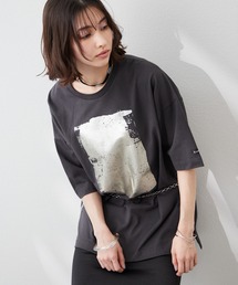 NUNIFE（ユニフィー）の「【NUNIFE/WEB限定】箔プリントBIGT（Tシャツ/カットソー・メンズ）」