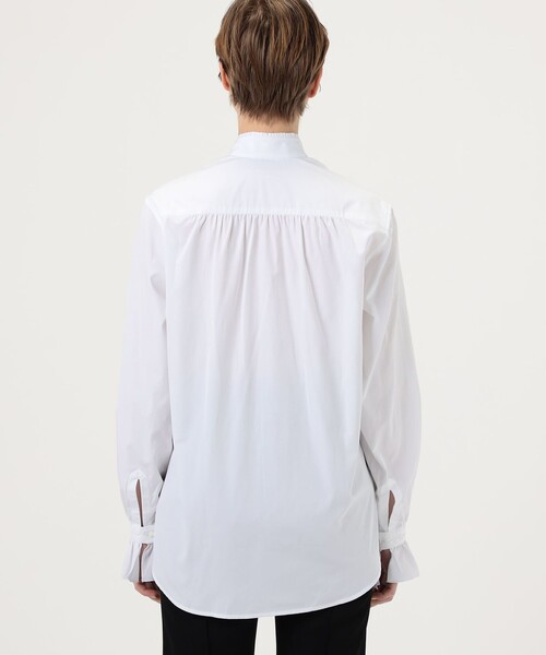 BOURRIENNE BOUDOIR コットン スタンドカラーシャツ（シャツ