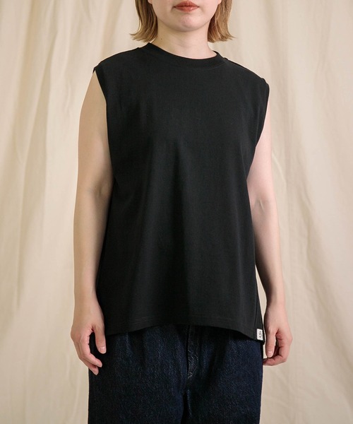 tシャツ 「Brocante / ブロカント」 ヴィンテージ天竺 ココンノースリーブ レディース Brocante / ブロカント] ヴィンテージ天竺 ココンノースリーブ