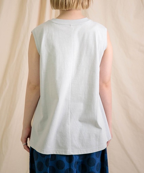 tシャツ 「Brocante / ブロカント」 ヴィンテージ天竺 ココンノースリーブ レディース Brocante tシャツ 「Brocante / ブロカント」 ヴィンテージ天竺
