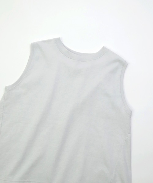 Brocante（ブロカント）の「[Brocante / ブロカント] ヴィンテージ天竺 ココンノースリーブ（Tシャツ/カットソー・レディース・ブラウン/ホワイト/ライトグレー/ブラック/ライトイエロー・2）」の16枚目の写真