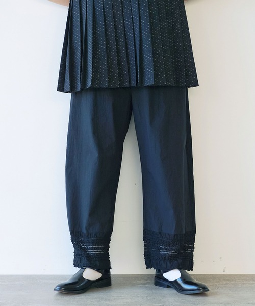 bulle de savon（ビュルデサボン）の「tiered lace パンツ（その他パンツ・レディース・ブラック/ホワイト・FREE）」の16枚目の写真