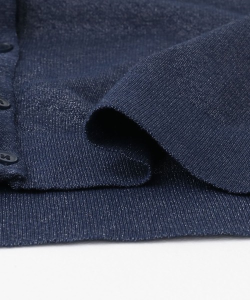 SENSE OF PLACE by URBAN RESEARCH（センスオブプレイスバイアーバンリサーチ）の「シシュウコンパクトシアーカーディガン（カーディガン/ボレロ・レディース・アイボリー/ピンク/ブラウン/ネイビー・ONE）」の7枚目の写真