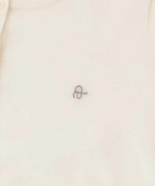 SENSE OF PLACE by URBAN RESEARCH（センスオブプレイスバイアーバンリサーチ）の「シシュウコンパクトシアーカーディガン（カーディガン/ボレロ・レディース・アイボリー/ピンク/ブラウン/ネイビー・ONE）」の6枚目の写真