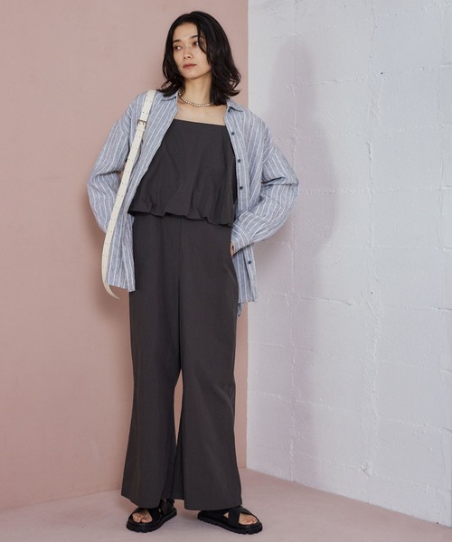 BARNYARDSTORM（バンヤードストーム）の「BARNYARDSTORM / リネンスリットシャツ＜セットアップ対応＞【WEB限定カラー・サイズ】 【『BABALOG』チャンネルご紹介アイテム】（シャツ/ブラウス・レディース・ホワイト/ピンク/レッド/ストライプ/ブラック・S/M/L）」の14枚目の写真