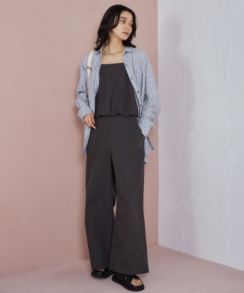 BARNYARDSTORM（バンヤードストーム）の「BARNYARDSTORM / リネンスリットシャツ＜セットアップ対応＞【WEB限定カラー・サイズ】 【『BABALOG』チャンネルご紹介アイテム】（シャツ/ブラウス・レディース・ホワイト/ピンク/レッド/ストライプ/ブラック・S/M/L）」の16枚目の写真