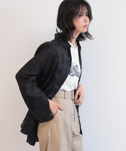 新品☆バンヤードストーム☆リネンスリットシャツ セール】BARNYARDSTORM / リネンスリットシャツ＜セットアップ