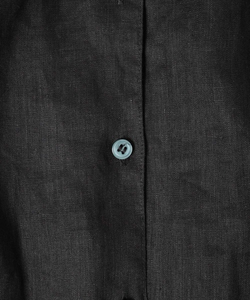 BARNYARDSTORM（バンヤードストーム）の「BARNYARDSTORM / リネンスリットシャツ＜セットアップ対応＞【WEB限定カラー・サイズ】 【『BABALOG』チャンネルご紹介アイテム】（シャツ/ブラウス・レディース・ホワイト/ピンク/レッド/ストライプ/ブラック・S/M/L）」の8枚目の写真