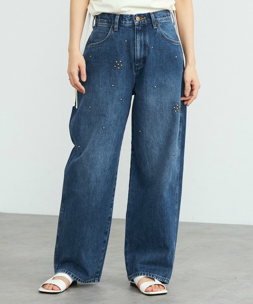 WRANGLER/ラングラー【US ORIGINAL】バレルジーンズ（スタッズ付き