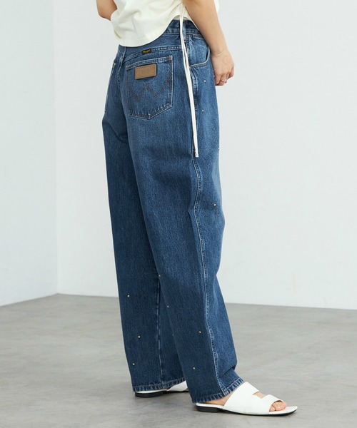 Wrangler デニムセットアップスタッズ付き WRANGLER/ラングラー【US ORIGINAL】バレルジーンズ（スタッズ付き