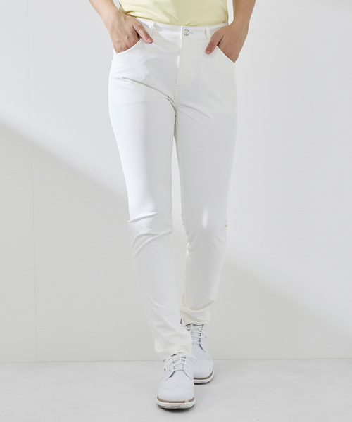 JUN&ROPE'（ジュンアンドロペ）の「【UVカット】【撥水】【防透け】【ストレッチ】ボディシェルスキニーパンツ（その他パンツ・レディース・ブラック/ホワイト/グレー/ネイビー・M/L/S）」の2枚目の写真