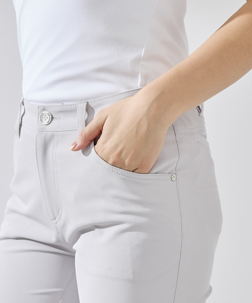 JUN&ROPE'（ジュンアンドロペ）の「【UVカット】【撥水】【防透け】【ストレッチ】ボディシェルスキニーパンツ（その他パンツ・レディース・ブラック/ホワイト/グレー/ネイビー・M/L/S）」の18枚目の写真