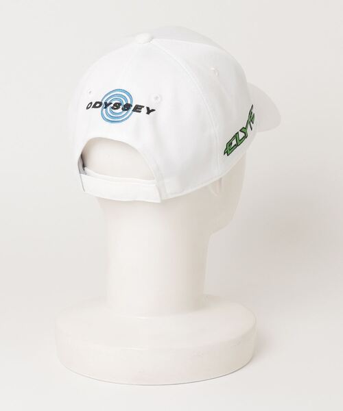 Callaway(キャロウェイ)の「キャロウェイ TOUR RTW CAP WM 25 JM(キャップ・レディース・ベージュ/ホワイト×ピンク/ホワイト×グリーン/ネイビー・FREE)」の8枚目の写真