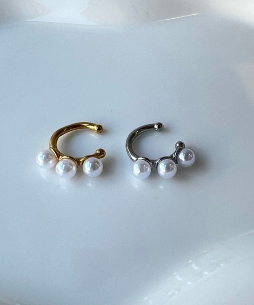 Rechic(リシック)の「パールラインイヤーカフ(イヤーカフ・レディース・ゴールド/シルバー・FREE)」の3枚目の写真