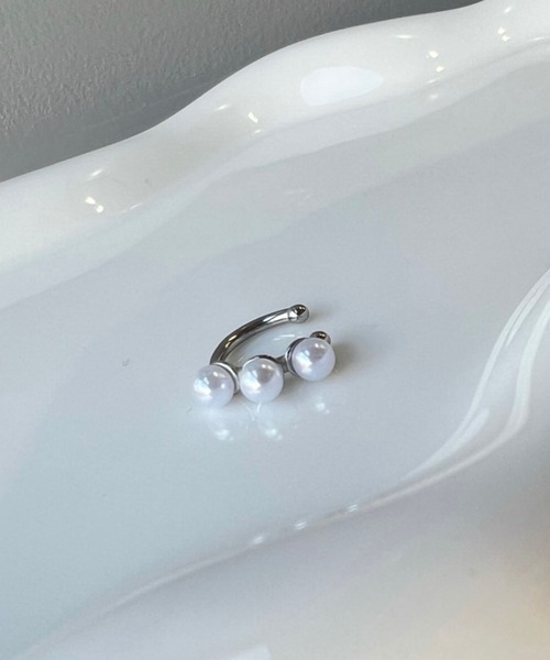 Rechic(リシック)の「パールラインイヤーカフ(イヤーカフ・レディース・ゴールド/シルバー・FREE)」の6枚目の写真