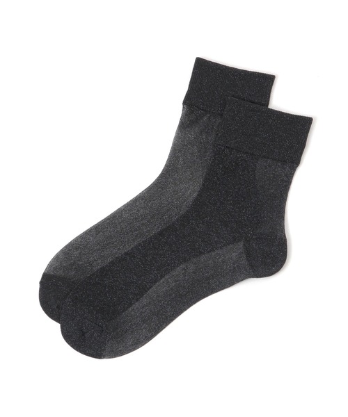 GLOBAL WORK(グローバルワーク)の「クルーラメシアーソックス/291807(ソックス/靴下・レディース・チャコール/ライトグレー/ブラック/グレー/ブルー・FREE)」の3枚目の写真