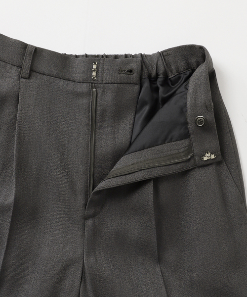 JOURNAL STANDARD relume（ジャーナルスタンダード　レリューム）の「《追加》LINYツイルタックパンツ（その他パンツ・レディース・チャコールグレー/アイボリー・36/38）」の5枚目の写真